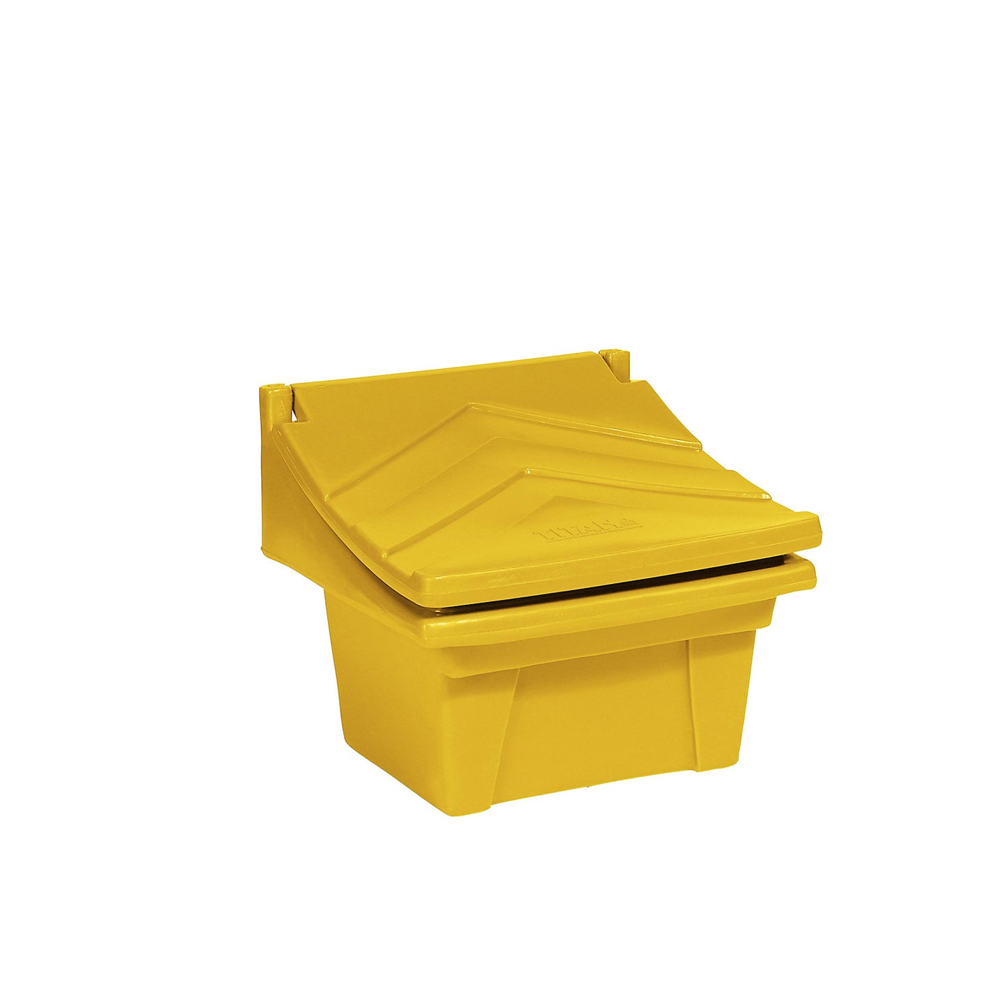 Universal and grit container made of polyethylene, capacity approx. 50 l, yellow.