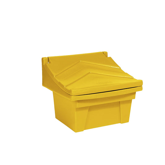 Universal and grit container made of polyethylene, capacity approx. 100 l, yellow.