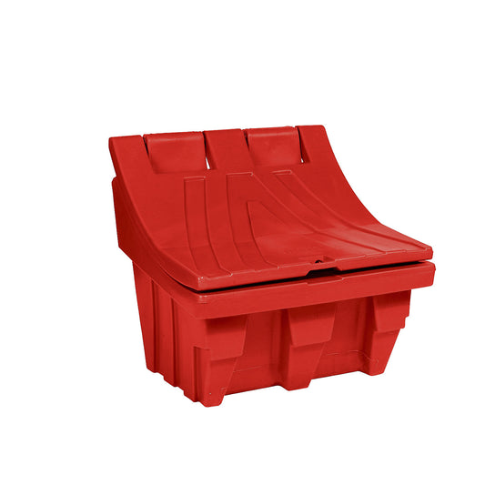 Universal and grit container made of polyethylene, capacity approx. 150 l, red.