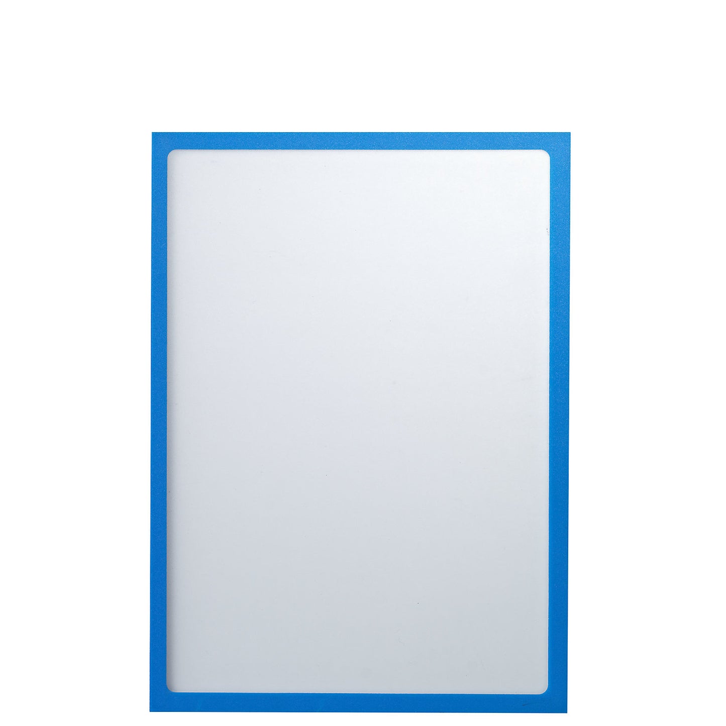 Magnetic display pocket, A4, WxH 225 x 312 mm, blue frame, pack of 30.