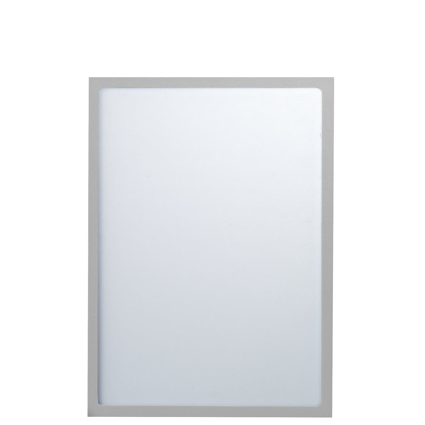 Magnetic display pocket, A4, WxH 225 x 312 mm, silver frame, pack of 10.