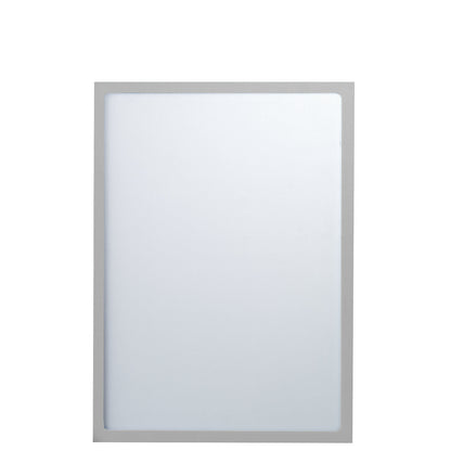 Magnetic display pocket, A4, WxH 225 x 312 mm, silver frame, pack of 30.