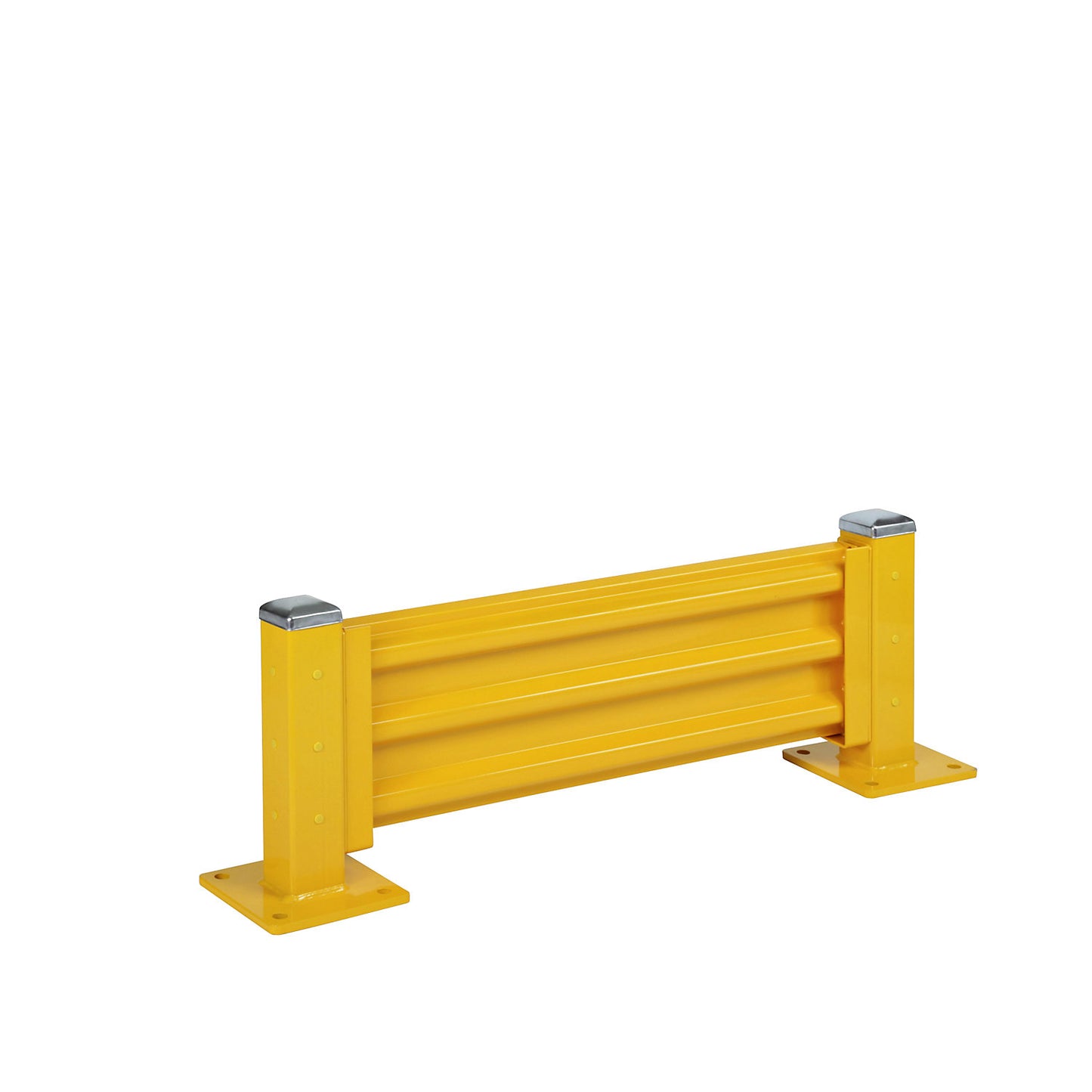 Crash protection wall, height 480 mm, 1 wall section, length 1067 mm, standard section incl. 2 posts.