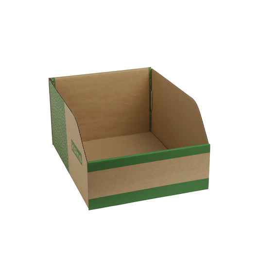 Corrugated storage bin, pack of 25, LxWxH 400x300x200 mm.