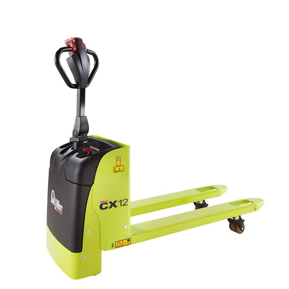 Electric lifting trolley, max. load 1200 kg, fork dimensions LxW 1150 x 520 mm.