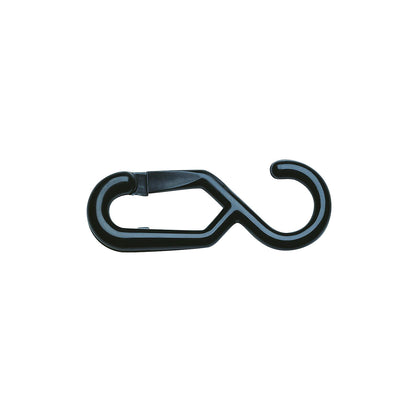 Suspension hook, for PE link chain, pack of 10, black.