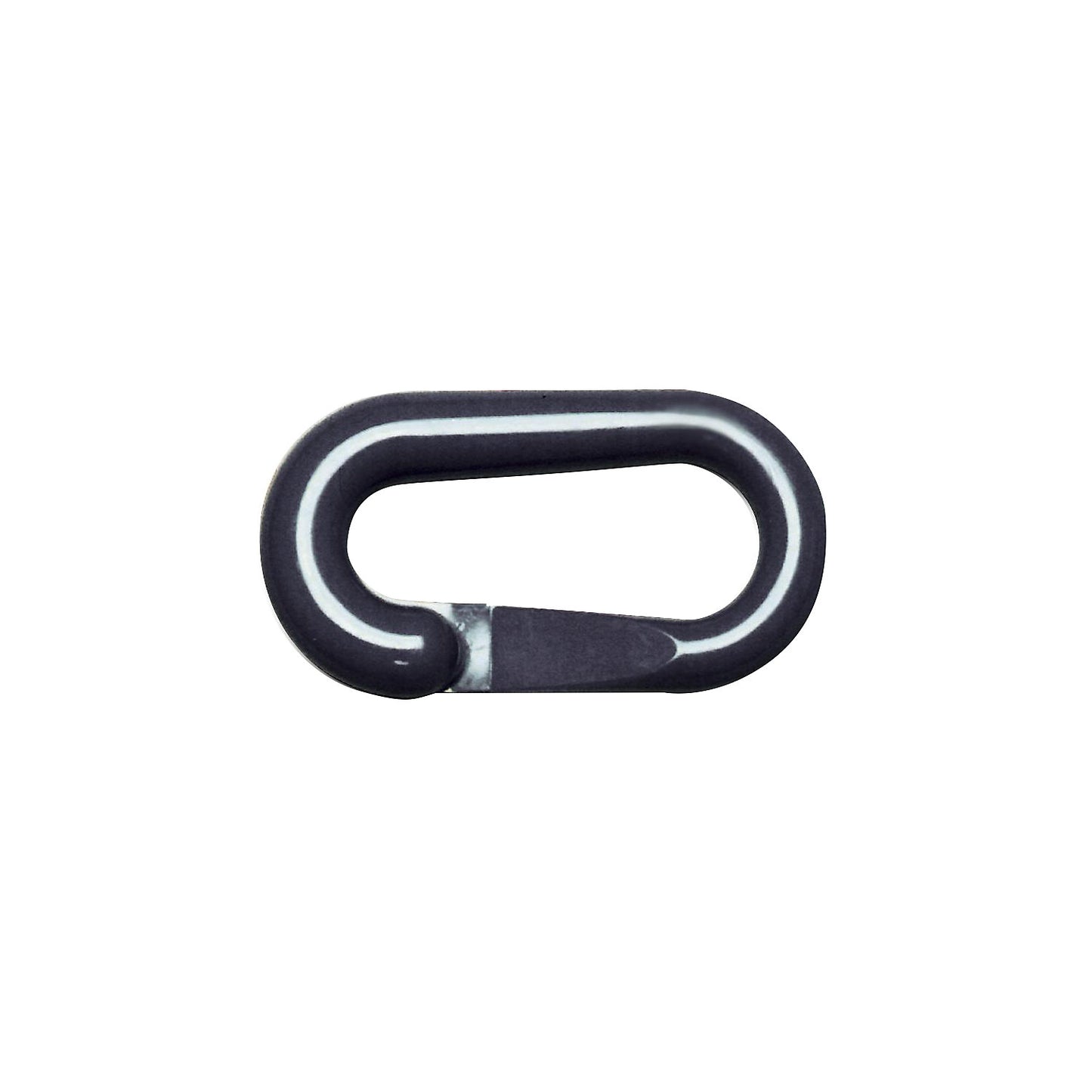 Connecting element, for PE link chain, pack of 10, black.