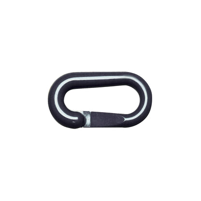 Connecting element, for PE link chain, pack of 10, black.