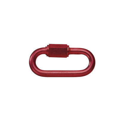 Connecting link with screw thread, 6 mm, for nylon chain, pack of 10, red.