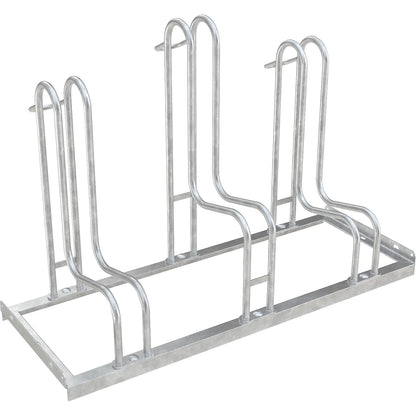 Bicycle stand, single sided, tyre width up to 55 mm, 3 parking spots.