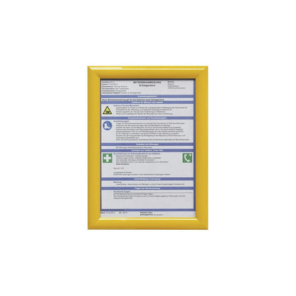 Folding frame, A4, pack of 2, yellow.