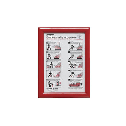 Folding frame, A4, pack of 2, red.