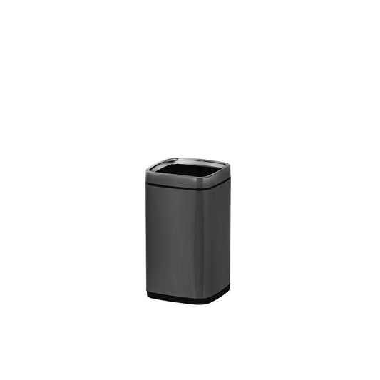 Waste paper bin with inner container, capacity 12 l, black.