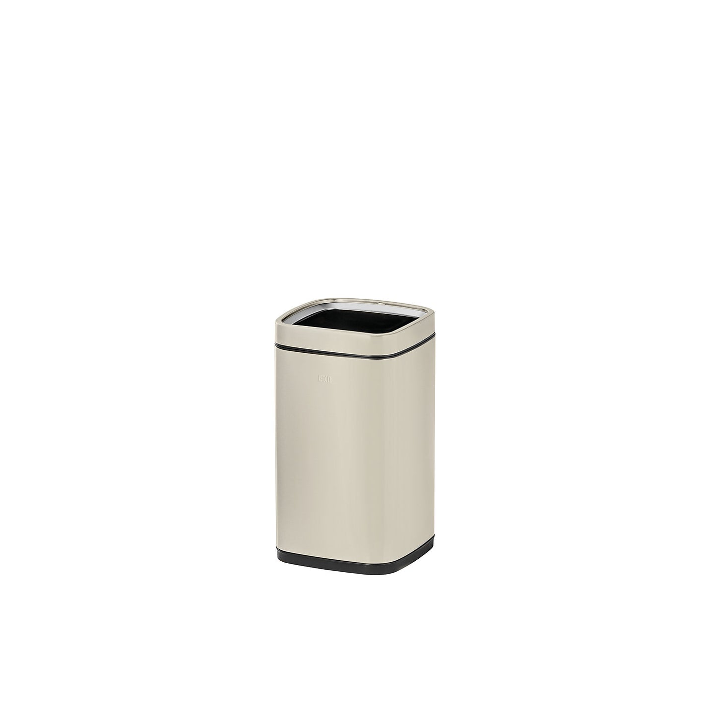 Waste paper bin with inner container, capacity 12 l, cream.