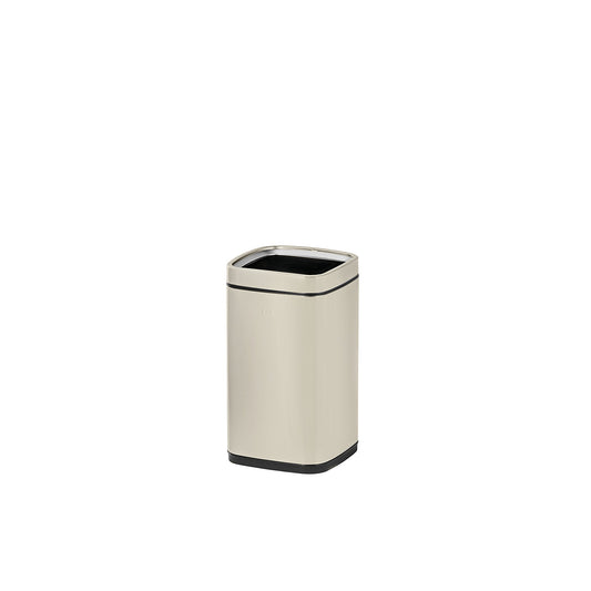 Waste paper bin with inner container, capacity 12 l, cream.