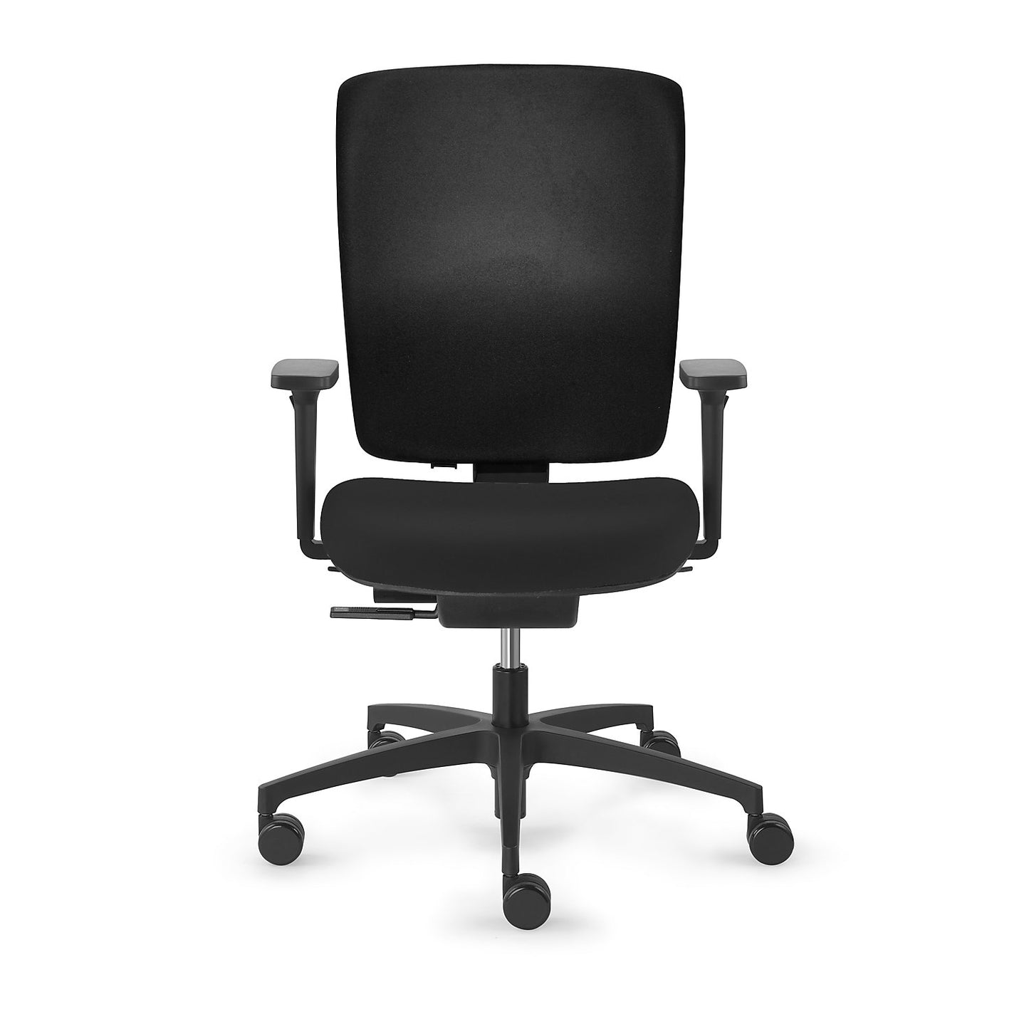 SHAPE ECONOMY2 office swivel chair, upholstered back rest, black, back rest height 500 - 590 mm.