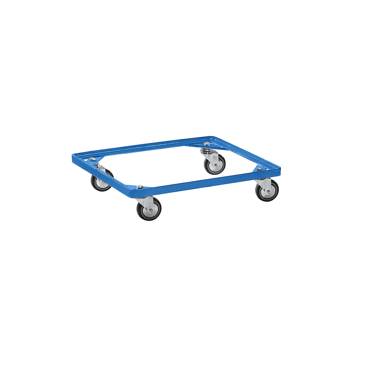 Dolly for stacking basket, sky blue, LxW 530 x 420 mm.