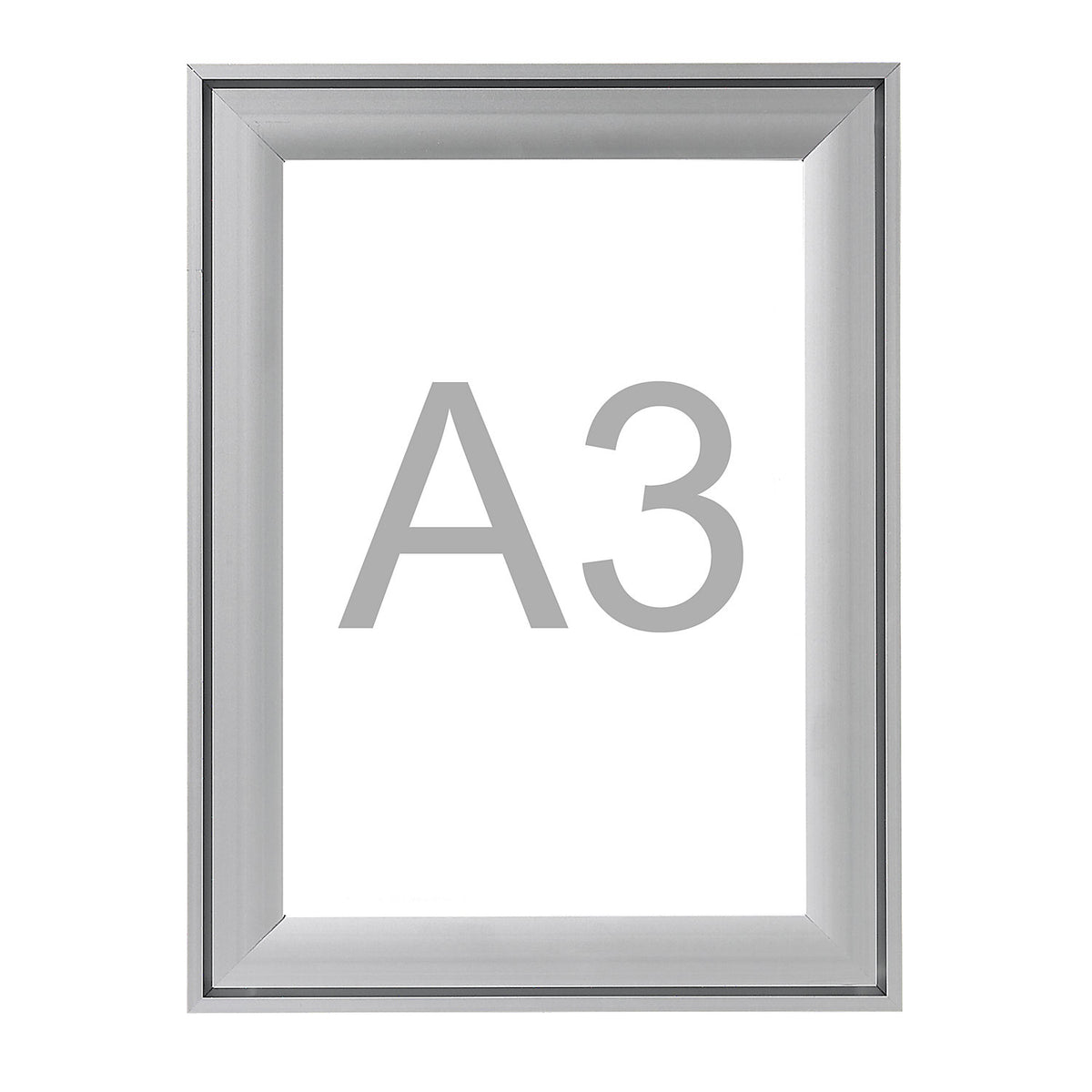 Premium folding frame, aluminium profile, pack of 2, for A3, HxW 474 x 351 mm.