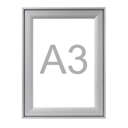 Premium folding frame, aluminium profile, pack of 2, for A3, HxW 474 x 351 mm.