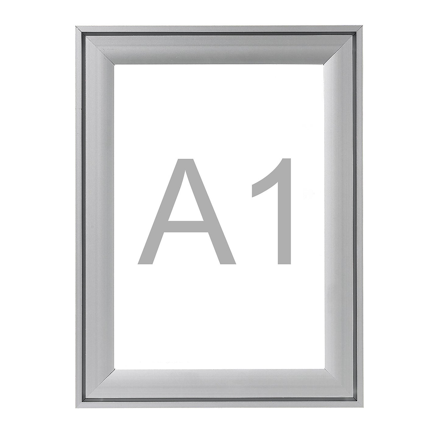 Premium folding frame, aluminium profile, pack of 2, for A1, HxW 895 x 648 mm.