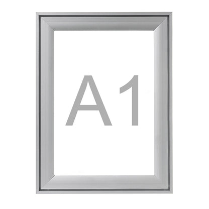 Premium folding frame, aluminium profile, pack of 2, for A1, HxW 895 x 648 mm.