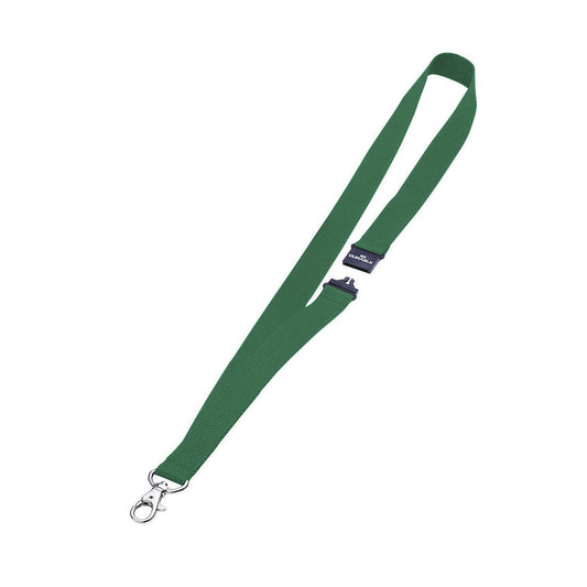 Fabric straps with snap hook, safety clasp, pack of 50, green.