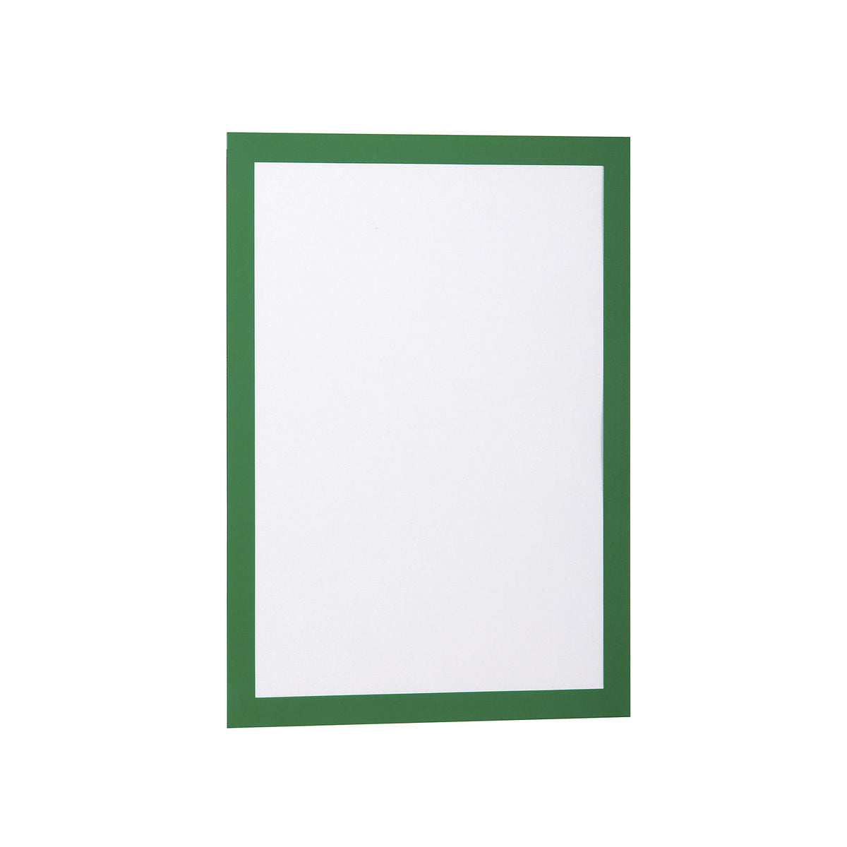 DURAFRAME® display frame, self adhesive, magnetic, for A4, green frame, pack of 20.