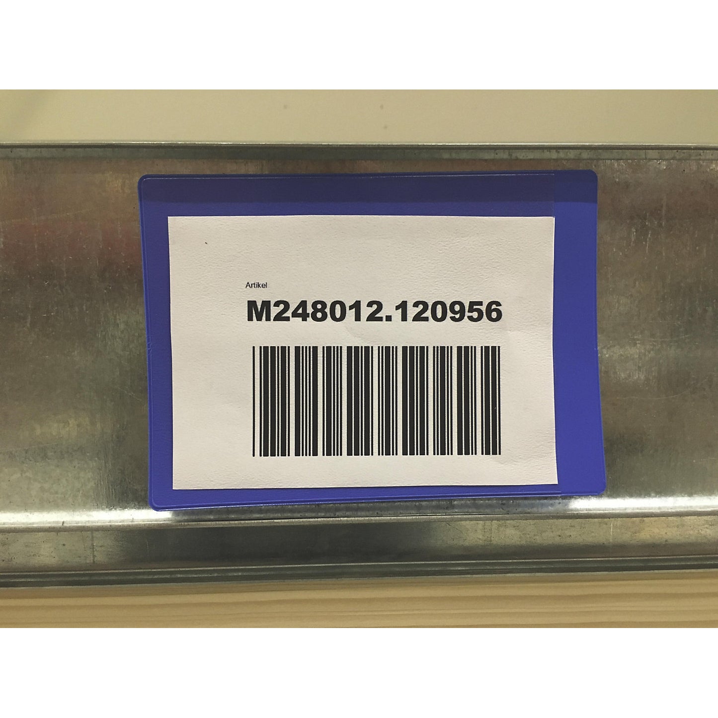 Magnetic pockets, pack of 50, WxH 160 x 115 mm, A6, blue.