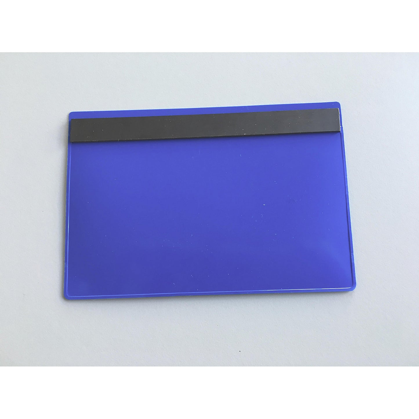 Label pockets, pack of 50, with magnetic strip, WxH 160 x 110 mm, A6, blue.