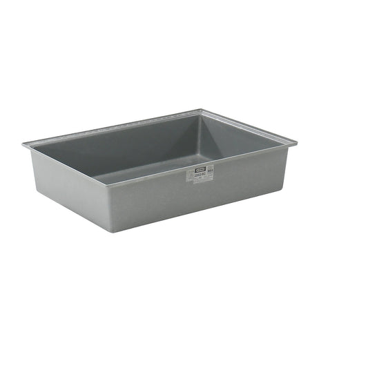GRP base sump tray, 2 x 200 litre drums, without certification, without grate.