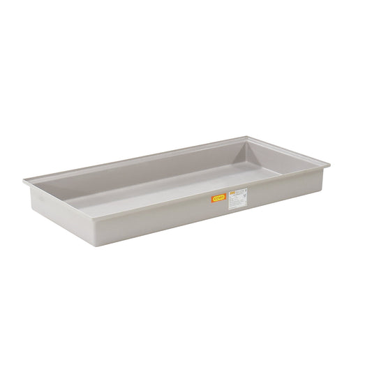 GRP base sump tray, 3 x 200 litre drums, with certification, without grate.