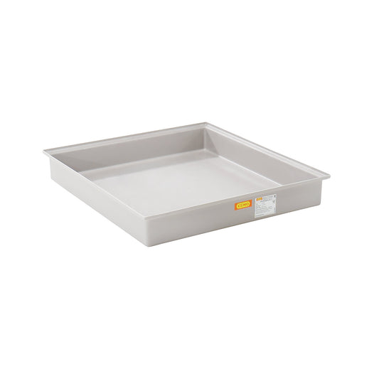 GRP base sump tray, 4 x 200 litre drums, with certification, without grate.