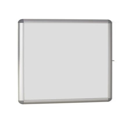 RONDO display case, external height 1000 mm, capacity 15 x A4.