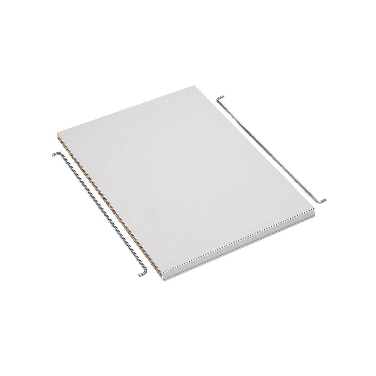 Sorting shelves, pack of 5, WxD 279 x 380 mm, light grey RAL 7035.