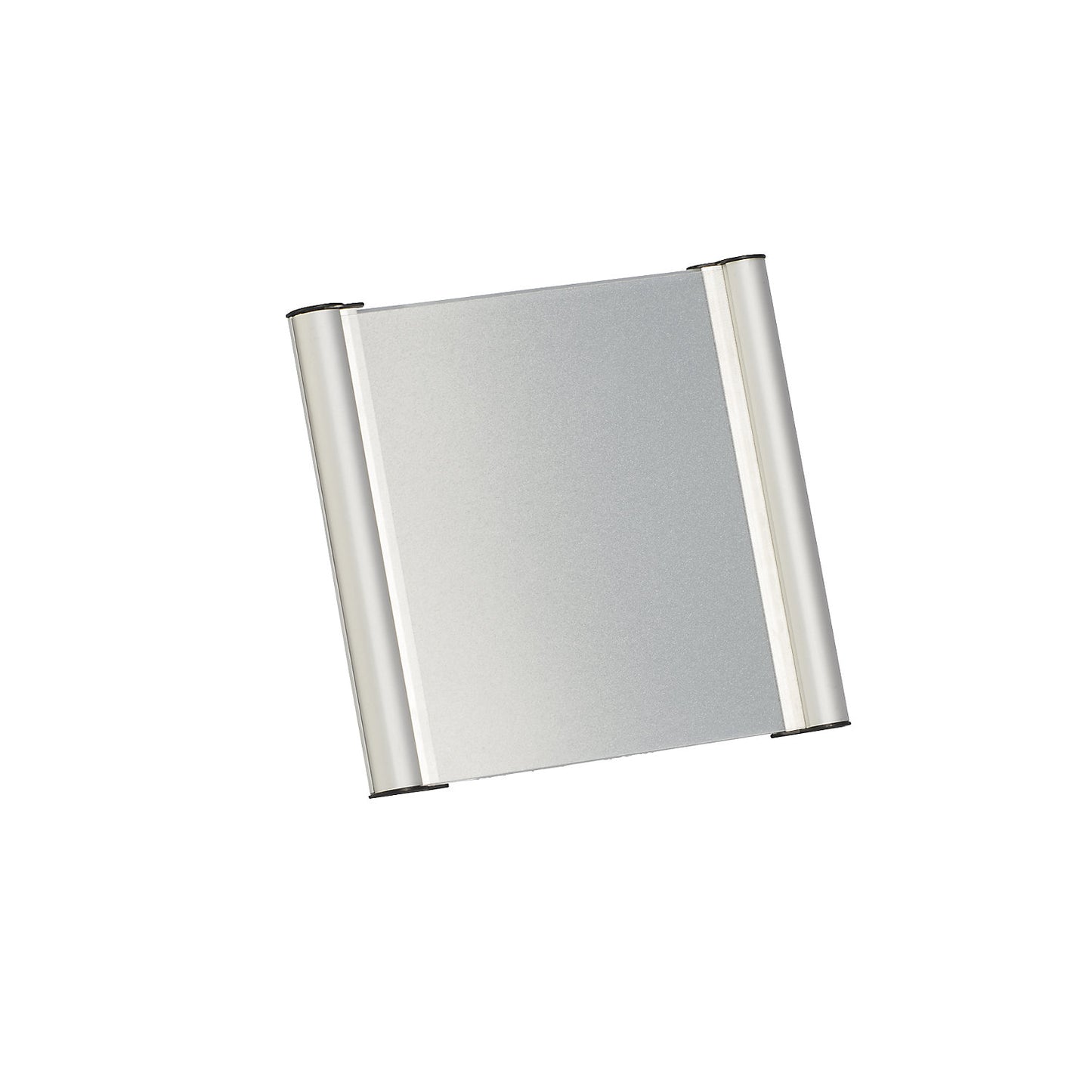 Door sign, aluminium profile frame, HxWxD 155 x 155 x 8 mm, pack of 10.