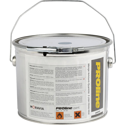 Floor paint, 5 litre bucket, silver grey.