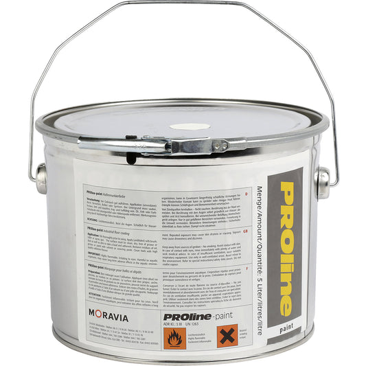 Floor paint, 5 litre bucket, white.