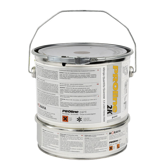2K floor coating, 5 litre bucket, stone grey.