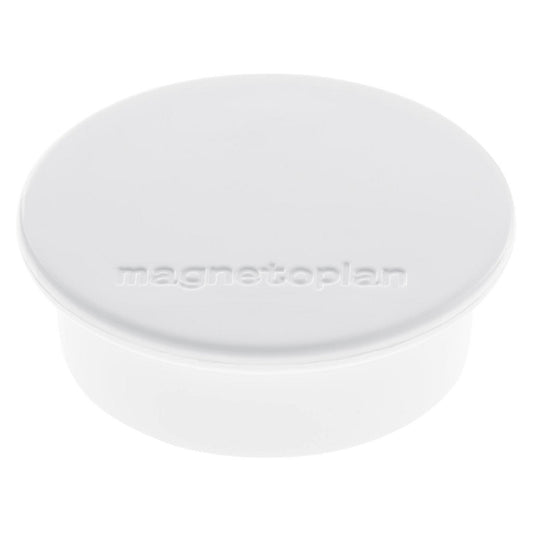 DISCOFIX COLOUR magnet, Ø 40 mm, pack of 40, white.