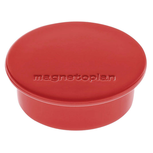 DISCOFIX COLOUR magnet, Ø 40 mm, pack of 40, red.