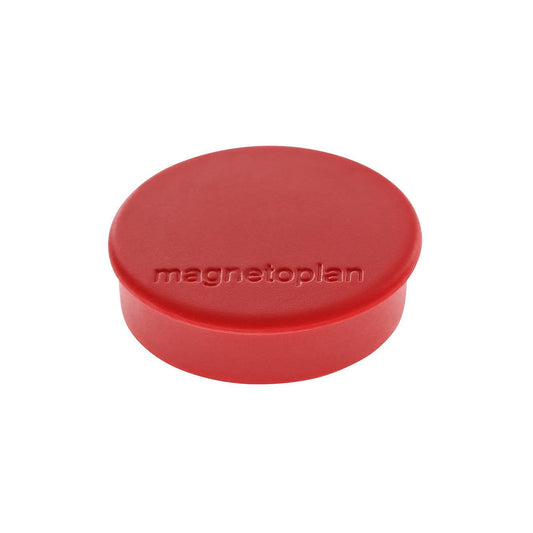 DISCOFIX HOBBY magnet, Ø 25 mm, pack of 100, red.