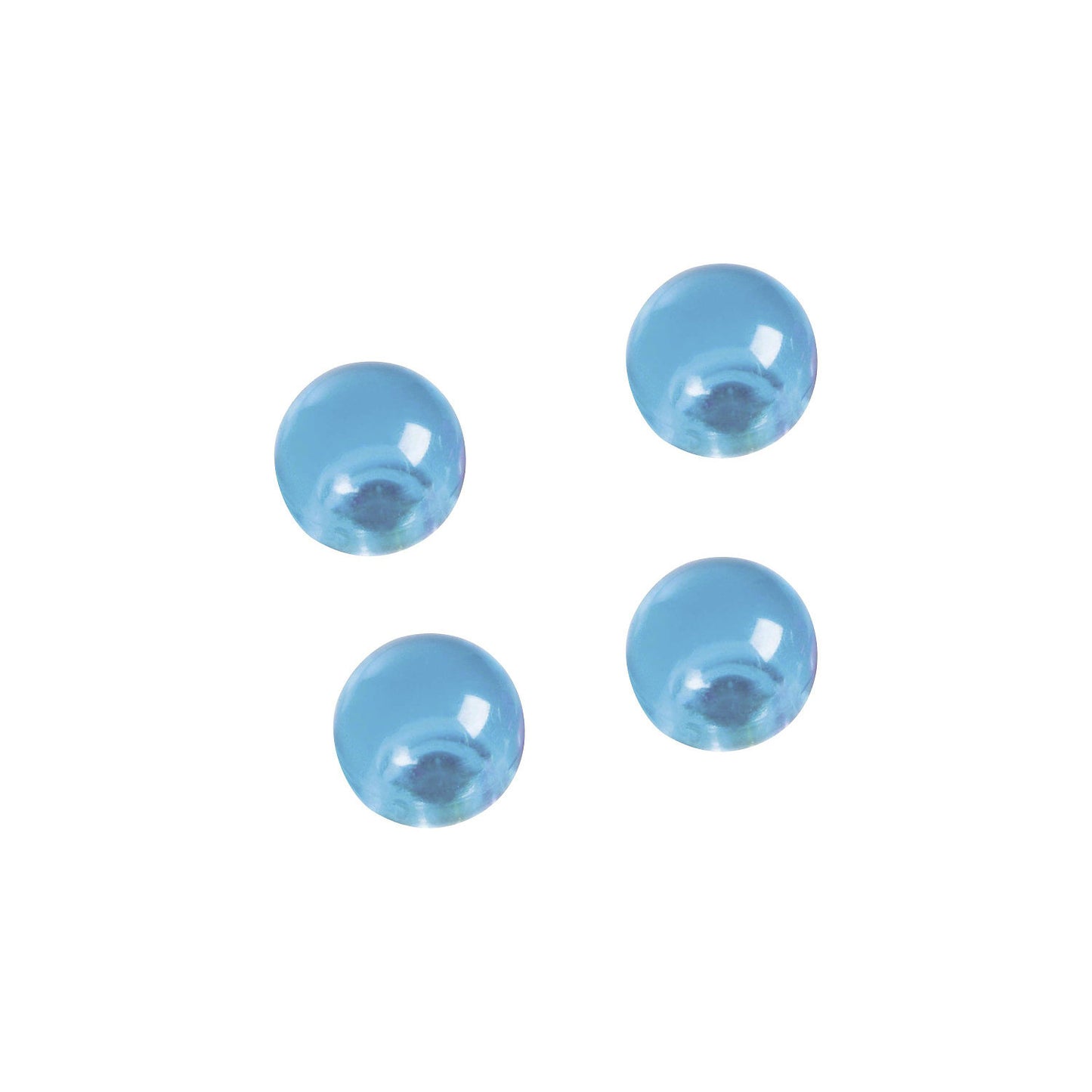 Magnetic sphere, Ø 14 mm, pack of 48, turquoise.