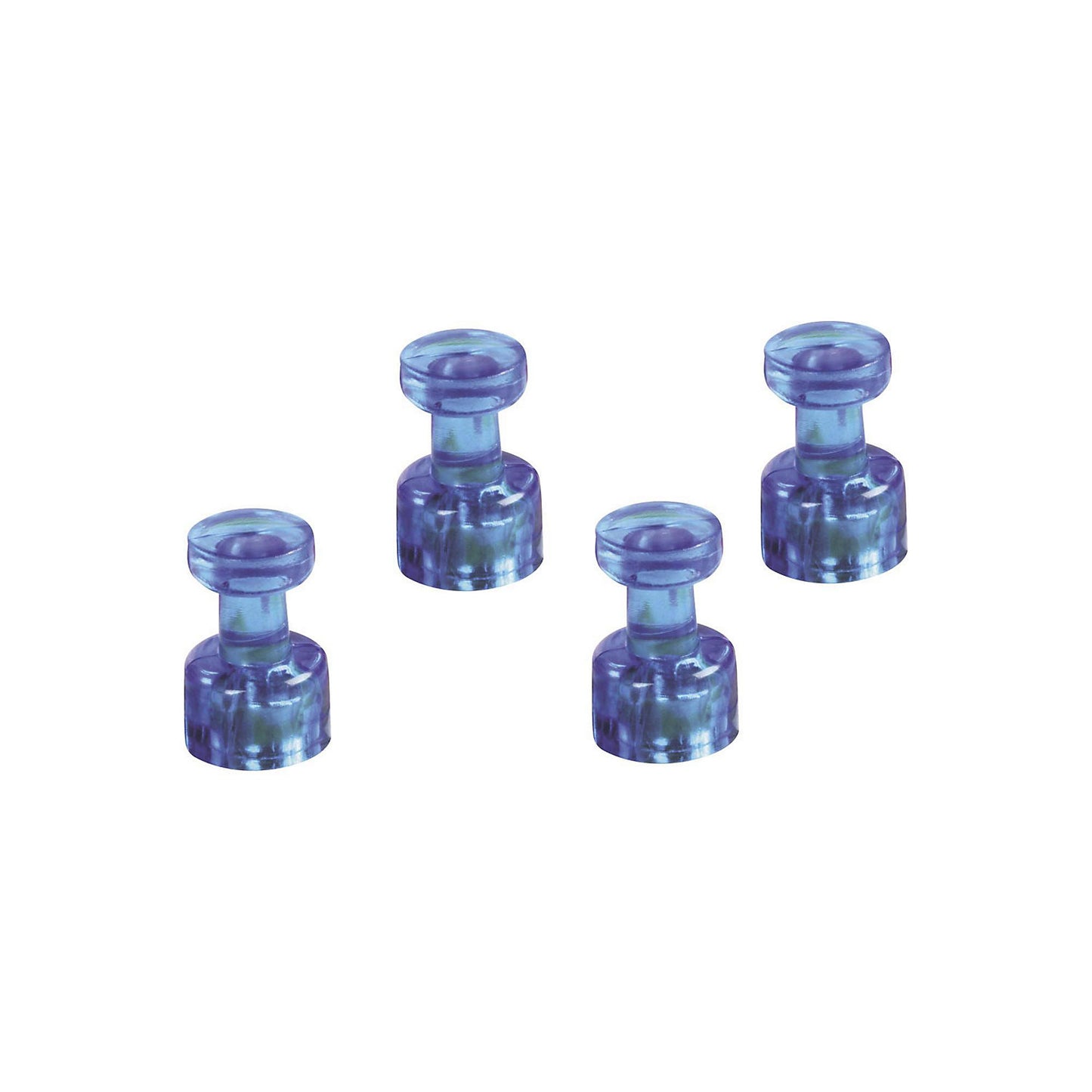 Cone magnet, Ø 18 mm, pack of 48, dark blue.