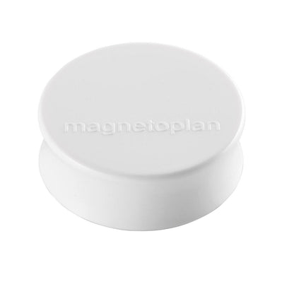 Ergo magnet, Ø 34 mm, pack of 50, white.
