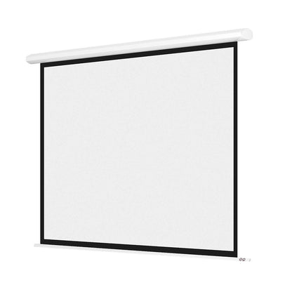 CINEFLEX ADVANCED IR electric screen, white, with remote control, HxW 1800 x 2400 mm, 4:3 format.