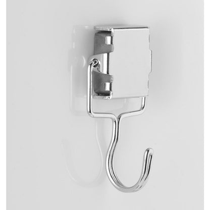 Metal hook magnet, WxH 28 x 30 mm, pack of 12, adhesive force 1.5 kg.