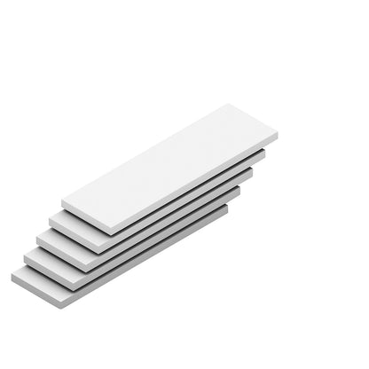 Shelf, width 1000 mm, pack of 5, depth 300 mm, max. load 350 kg, grey.