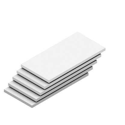 Shelf, width 1000 mm, pack of 5, depth 500 mm, max. load 350 kg, grey.