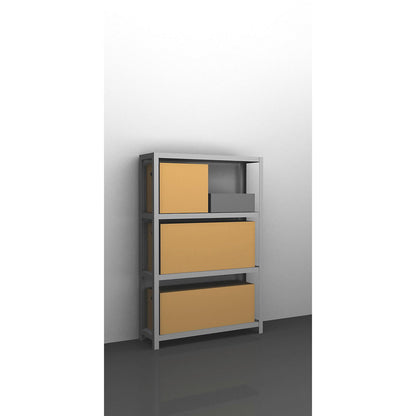 Heavy duty bolt-together shelving, zinc plated, shelf height 1500 mm, standard shelf, width x depth 1000 x 300 mm.