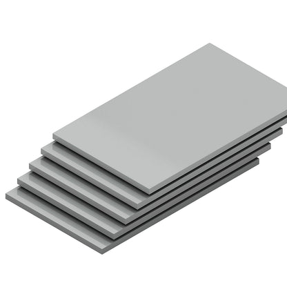 Shelf, width 1300 mm, pack of 5, depth 800 mm, max. load 125 kg, zinc plated.